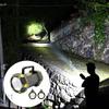 LED Camping Lantern Rechargeable Waterproof Tent Light with 4 Gear Light Adjustment Red Light Power Display for Outdoor
