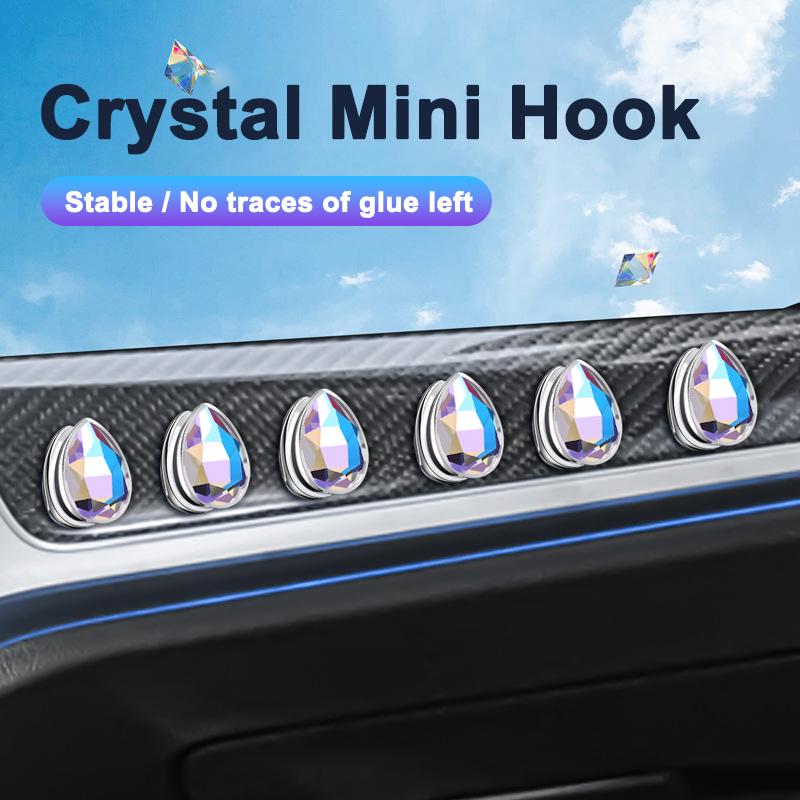 1pcs Dazzling Diamond Car Seat Backrest Hook Car Backrest For Mercedes Benz A C E S G Class GLC CLE CLA GLB GLS W177 W205 W213 QK1