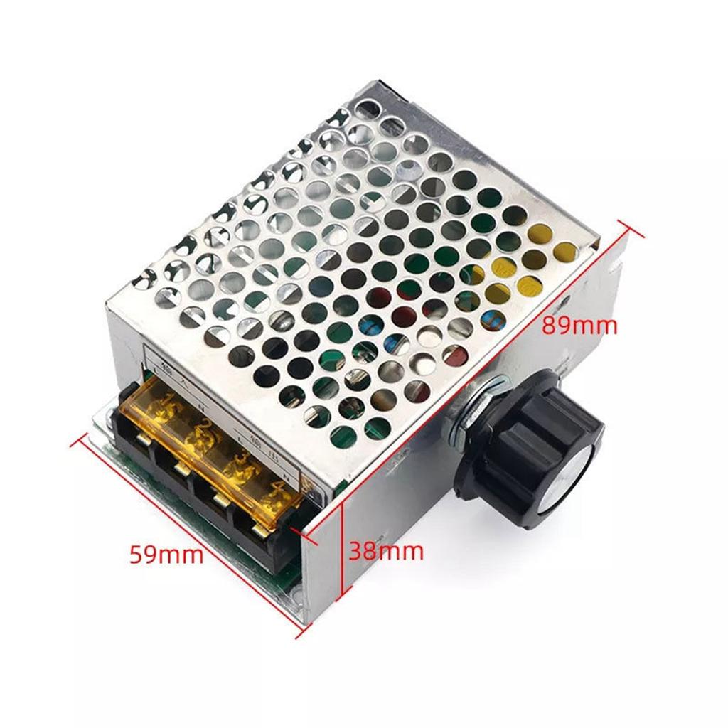 AC Voltage Regulator 4000W High Power Dimmer Speed Temperature Control Module for Industry 50‑