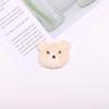Cartoon Bear Woolen Headdress Patch - Small Embroidered Applique for Clothing