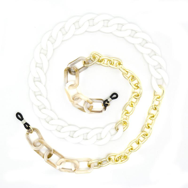 

Fashion Acrylic Sunglasses Chain Women Glasses Hanging Neck Chain Largands Straps Glasses Cuban Chain Eyeglasses Strap