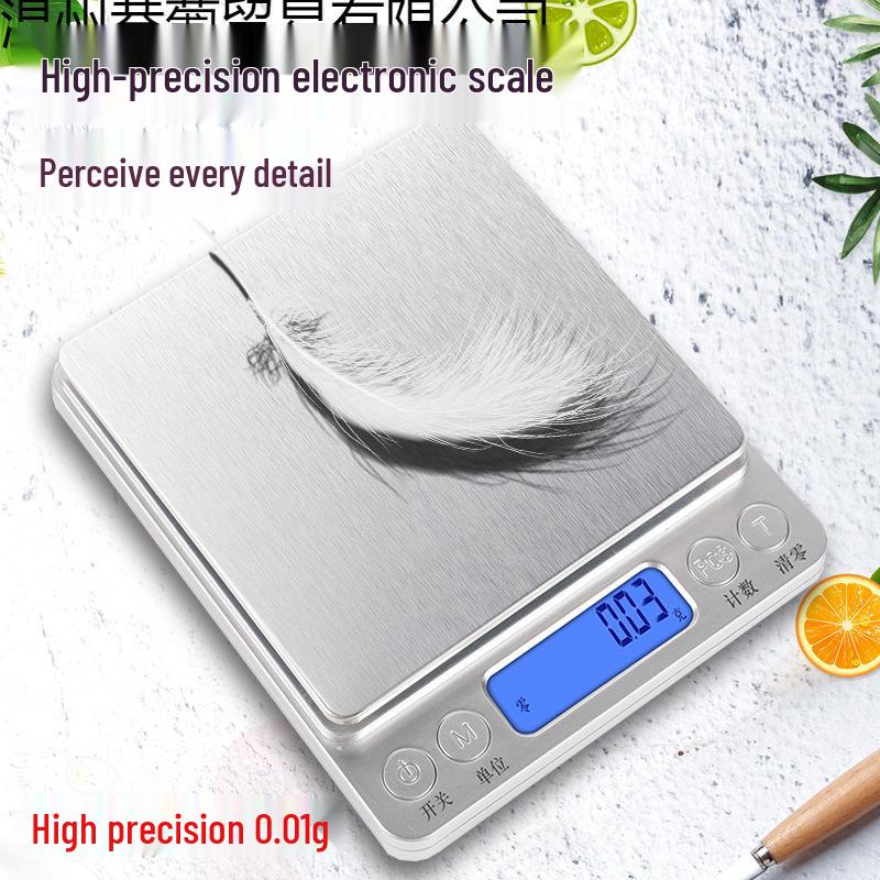 Portable High-Precision Kitchen Scale for Food, Baking, and Flour Weighing