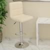 Day and Night - Day and Night Cream Faux Leather Kitchen Stool