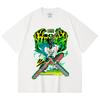 230 Gsm 100% Cotton Chainsaw Man V36 Denji Pochita Print Unisex Heavy Cotton T Shirt