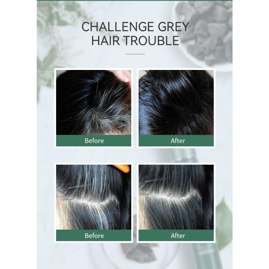 MLSMILE Disposable Hair Dye Stick One Comb Black and White Hair Cover Complementary Color Brush Temporary Hair Dye