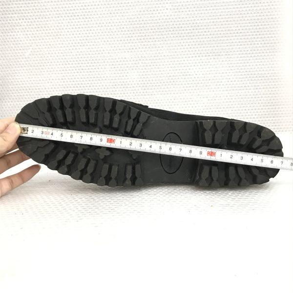 Salvatore Ferragamo SPORT Italy Suede Leather Loafer Slip-on 8.5D 26.0 Black Lug Sole Shoes(USED)