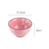 1 pc Sakura Bowl Ceramic Bowl Rice Kitchen Dining Table Set Table Set Children Students Shoulder Soup Bowls Japan Style | Bowls