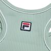 FILA Tennis Fashion Classic Simple Versatile Comfortable Tight Sports Vest Women tops Water-Grass-Gray-Green A11W623106FGN