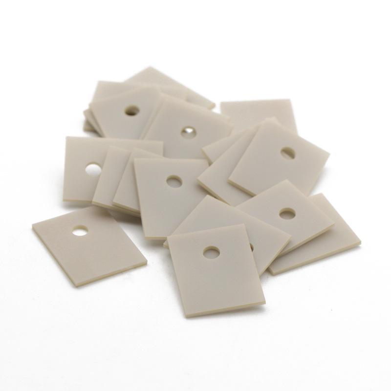 TO247 Aluminum Nitride Ceramic Sheet: High Efficiency Thermal Conduction, High Temp Resistant, MOSFET Insulating, 0.6mm Thick