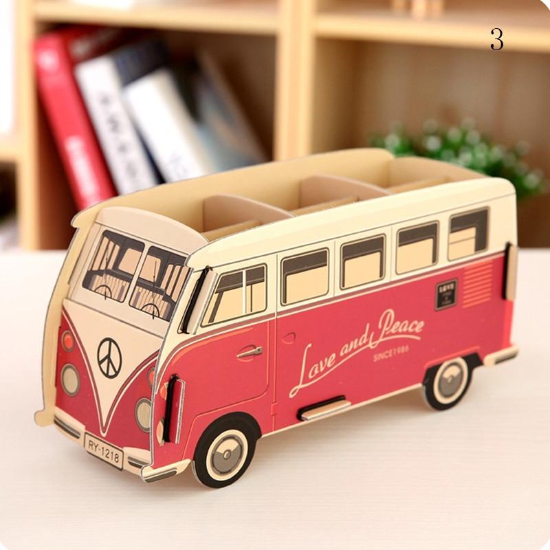 

Новый держатель для ручек своими руками, деревянный ящик для хранения школьных принадлежностей, офисные органайзеры, коробки, креативный подарок для ребенка