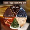 Zásobník na kávová zrna pro jednu dávku 12 tub víceúčelový přenosný sklep na kávová zrna s