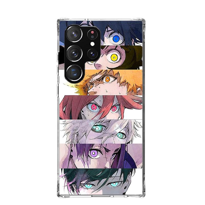 Blue Lock Isagi Yoichi Phone Case For Samsung Galaxy S22 S23 S24 S25 Ultra S21 FE S20 Plus S10 + S25 Edge Art Customized Coque