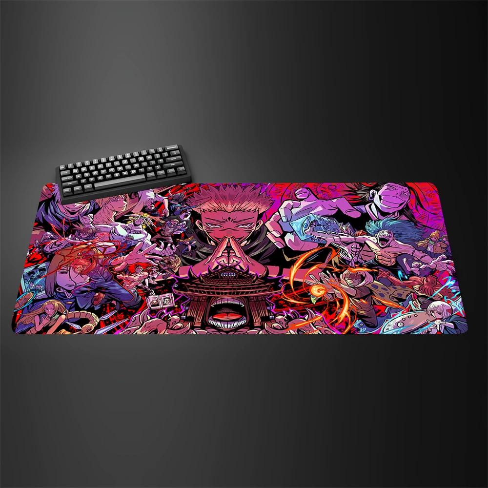 Hot Large Anime Jujutsu Kaisen xCM Mouse Pad Ryomen Sukuna MousePad Satoru Gojo Computer Gaming Laptop Accessories Desk Mat
