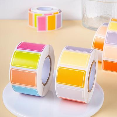 A Roll of 1000 Waterproof Colored Index Label Stickers, Suitable for Various Labeling Needs, for Organizing and Marking Office