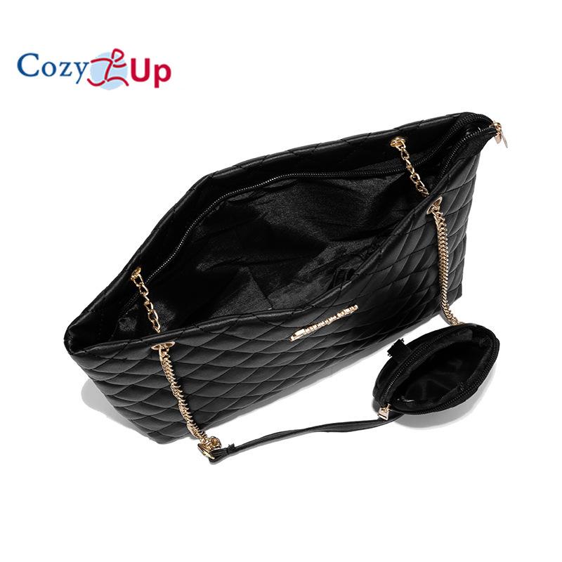Cozy Up Women's Bag Classic Lingge Embroidered Bag Chain Bag Women's Large Capacity Combination Bag