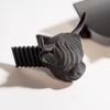 Funny Toilet Paper Holder Simple Installation 3D Printed Cow Design Free Standing Bathroom Toilet Roll Holder Tissue Paper Organizer