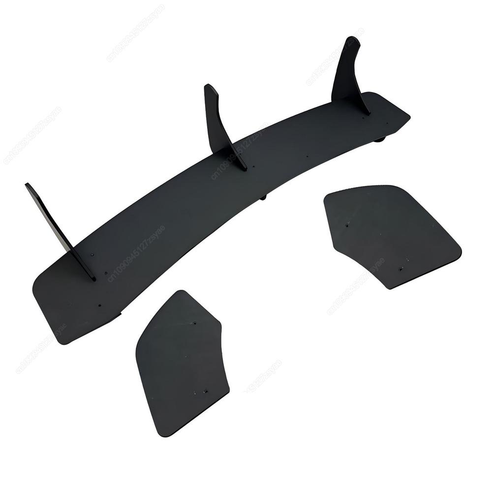 Car Rear Bumper Diffuser Exhaust Bracket 3 Fins Boot Splitter Guard Spoiler Plate Lip Auto Parts For VW Scirocco R 2008-2016