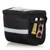 Bicycle Bag, Large-capacity Handlebar Bag, Cycling Equipment, Front Bag, Mobile Phone Touch Screen, Multi-function Front Universal Hanging Bag, Black