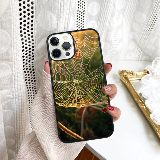 Spider Web Phone Case For Samsung Galaxy S10 S22 S23 S24 Note 10 20 Lite S20 Plus S21 Ultra Back Cover