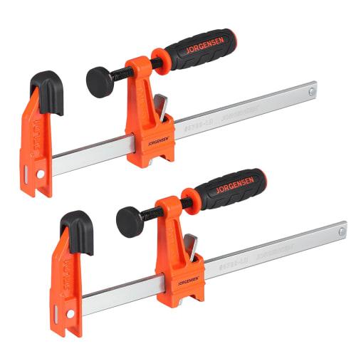 

JORGENSEN F-Clamps, Maximum Clamping Force 136kg, Opening Mouth 200mm, DIY Tools for Woodworking, Adhesion, Strong Fixing, Welding, Cutting, and Faste