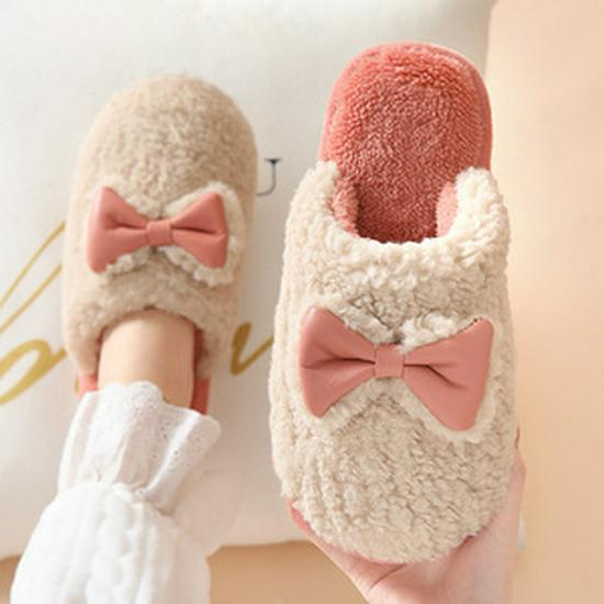 Children's Cartoon Cotton Slippers – Warm Indoor Shoes for Boys and Girls, with Heels for Autumn and Winter