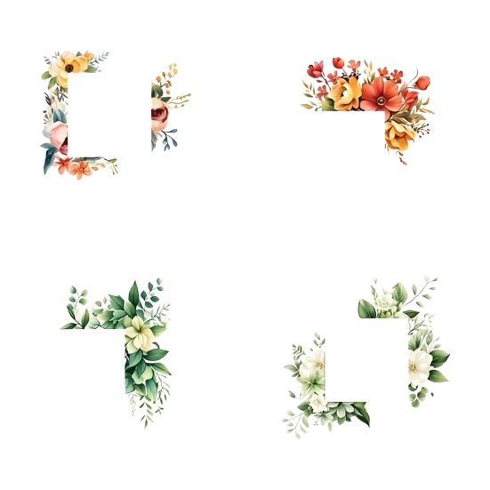 4 Pcs Plants Flower Switch Stickers Leaves Floral Light Switch Decal Removable Socket