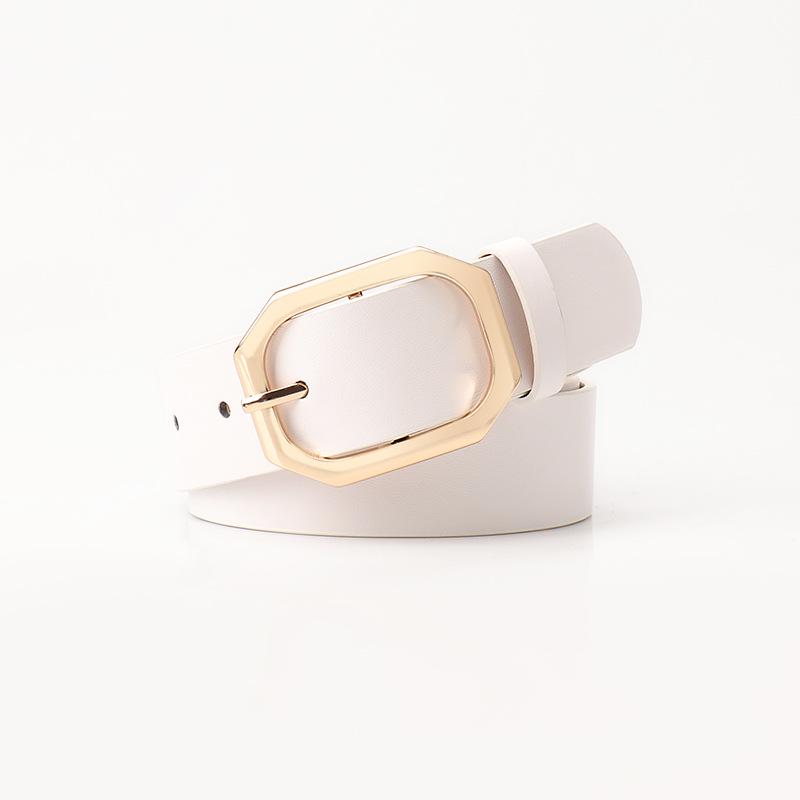 Curea cu cataramă pătrată pentru femei - accesoriu decorativ versatil