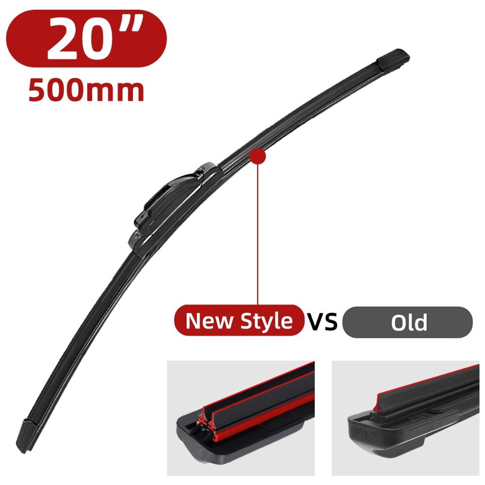 Front Wiper Wiper Blade Boneless Design Boneless Wiper Blade Car Windshield 20inch(500mm)