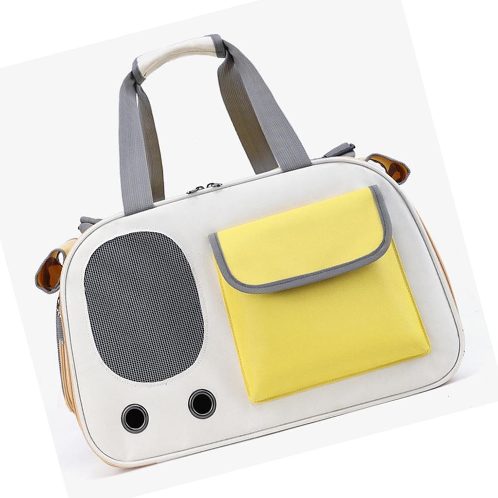 Pet Carrier Large Capacity Portable Single Shoulder Dog Pet Bag with Ventilation Window for Outdoor Travel