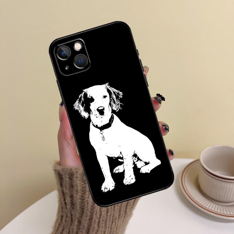 Cartoon Cocker Spaniel Handyhülle Für iPhone 16 Pro Max 14 13 12 11 15 17 Pro Max mini Plus 16e 17 Air Cover Funda
