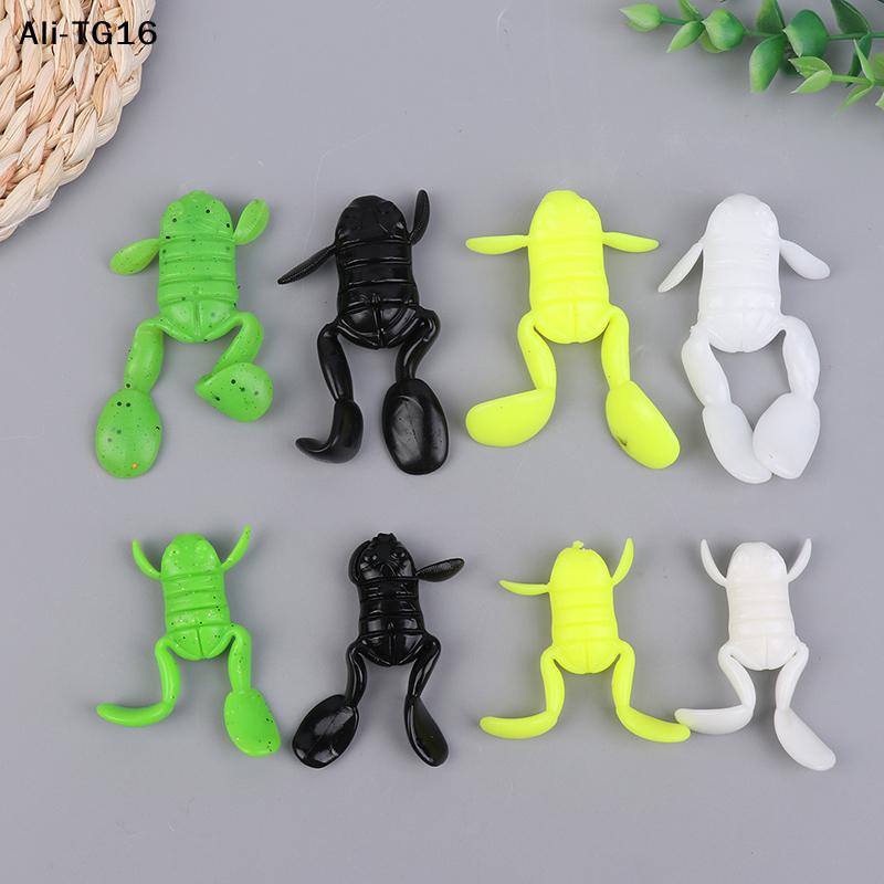 ODA10-1Pc Frog Lure 5g 10g Soft Frog TPE Frogs Soft Bait Kick Water Frogs Easy To Hook Topwater Soft Lure Fish's Favorite Bait
