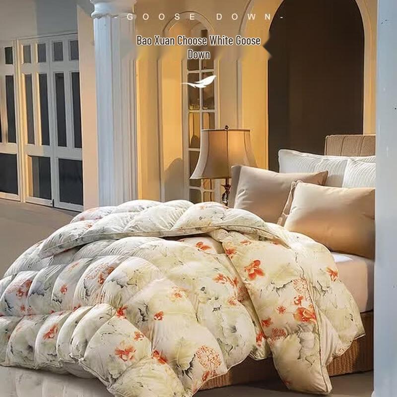 JOES HOME Premium Antibacterial White Goose Down Winter Comforter