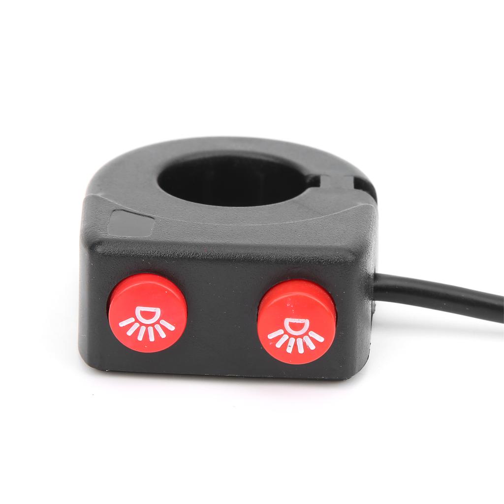 Universal Motorcycle Handlebar Headlight Switch Fog Light On Off Lamp Control Button 22mm Hole