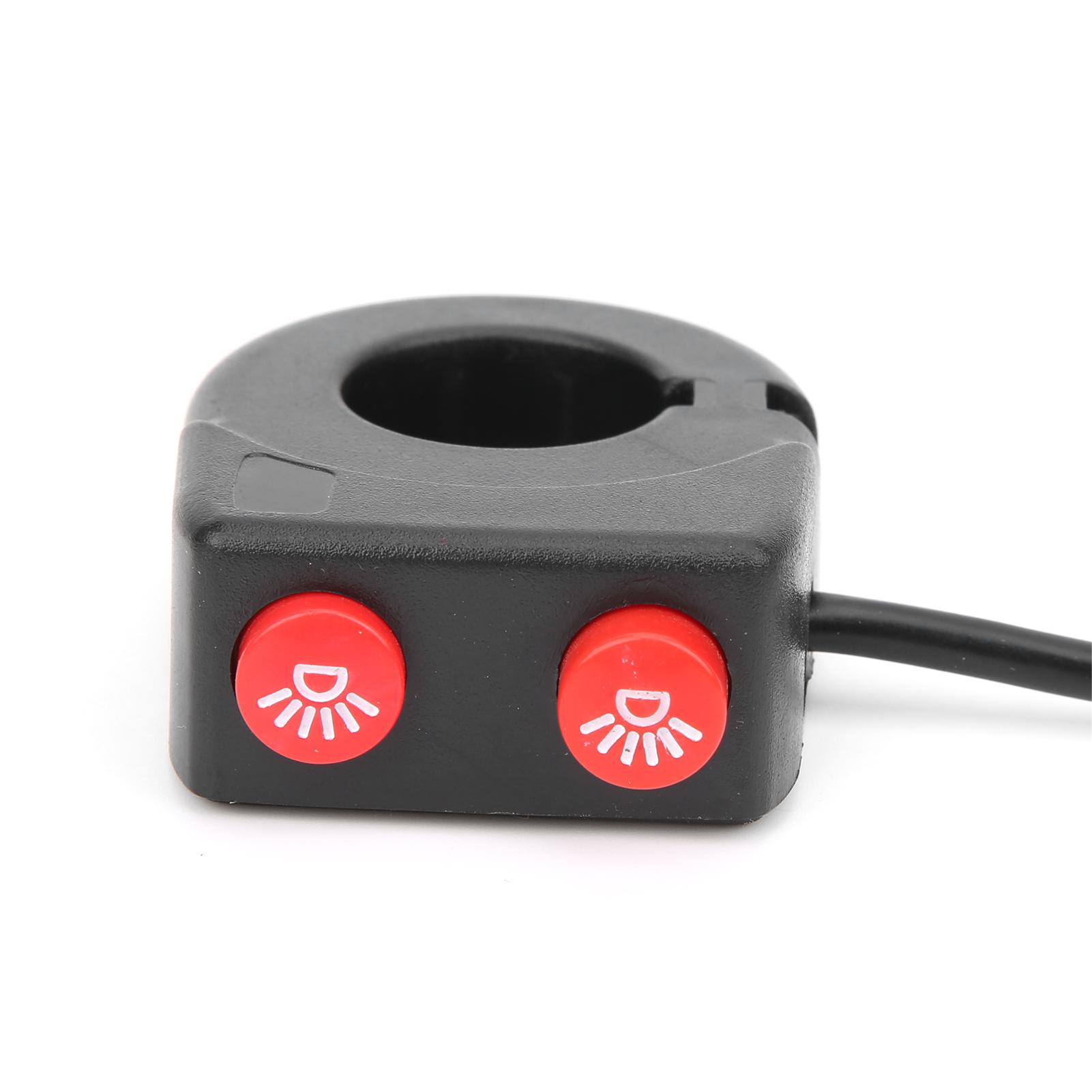 

Universal Motorcycle Handlebar Headlight Switch Fog Light On Off Lamp Control Button 22mm Hole