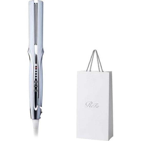 ReFa STRAIGHT IRON PRO (White) Hair Arrangement Guidebook Shopper Included