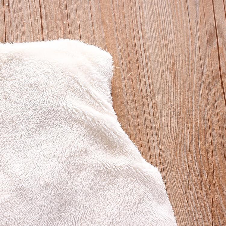 Autumn and Winter Girls' Fur Vest Sweet Flower Embroidery Sleeveless Warm Fashion Coat 0-3 Year Old Lady Wear Top