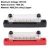 48V 150A DC Universal For Boat Truck RV Caravan Car Bus Bar Power Distribution Block 6 Ways Electro Junction Circuit Busbar Plug