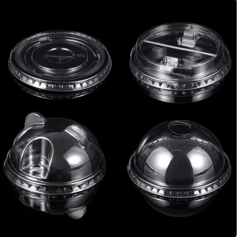 WS93 Einweg-PET-Kaltgetränkebecherdeckel