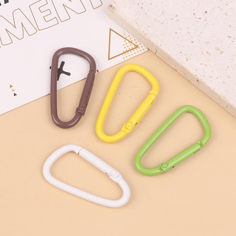 5 Stücke Aluminiumlegierung Bunte Karabinerschnallen Campingausrüstung Rucksackschnalle Wasserflasche Hängeschnalle Karabinerhaken Schlüsselanhänger