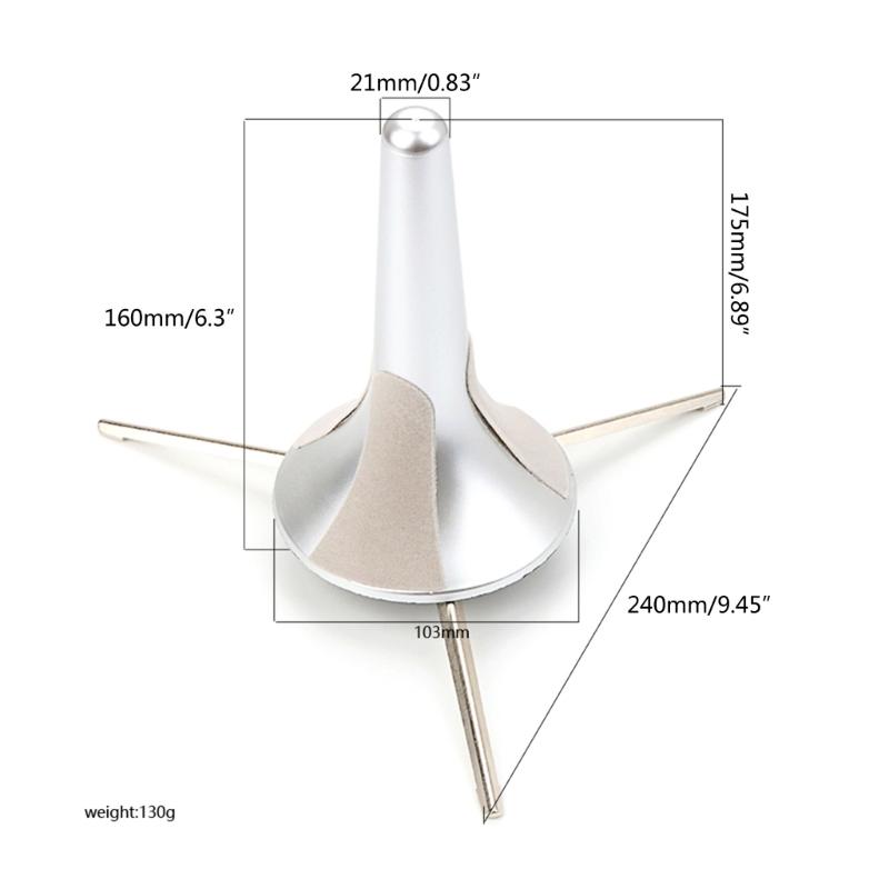 Katlanabilir Trompet Standı Trompet Destek Tutucu Tripod Stand Stabil Metal Bacaklar Trompet Rüzgar Enstrüman Aksesuarı için