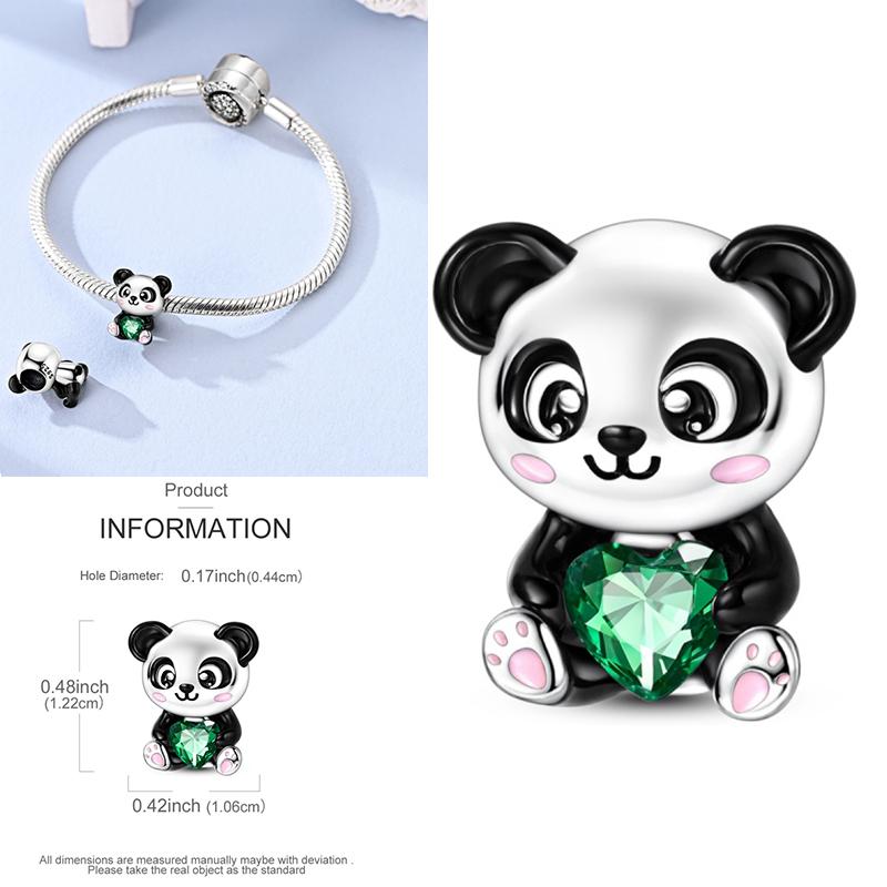 Neuer 925er Silber Kaktus Kleeblatt Anhänger Frühlingsgrüne Serie Perlenanhänger Für Original Perlenarmband DIY Schmuck