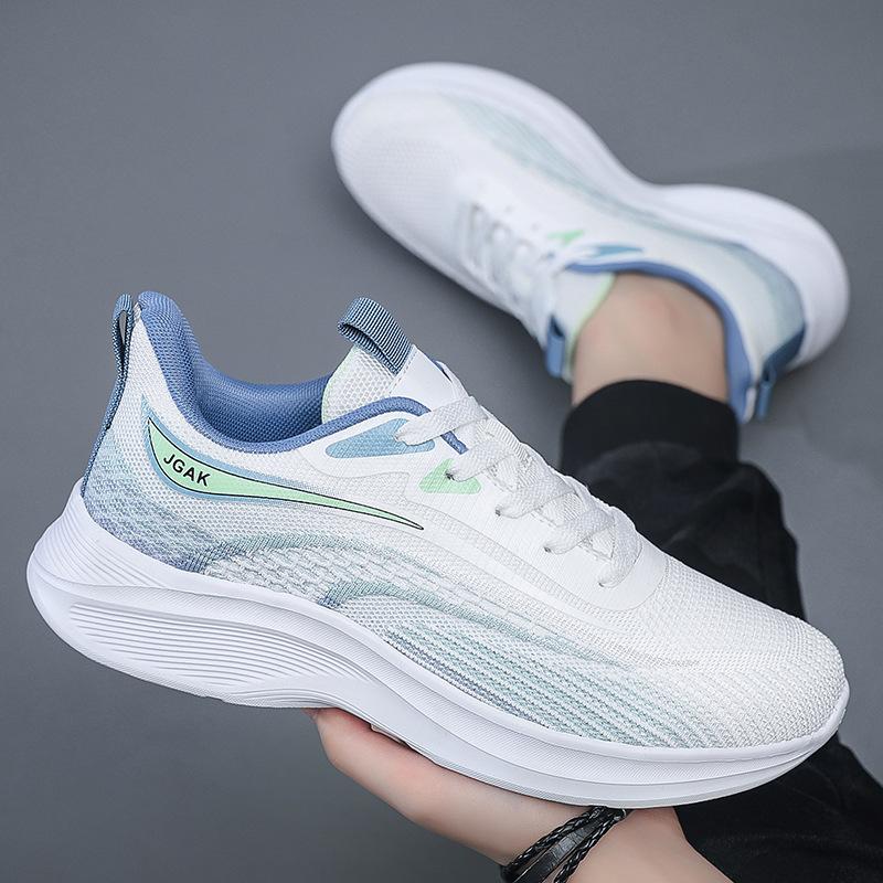 Men's Shoes Lightweight Non-slip Casual Mesh Shoes Men's Soft-soled Sports Running Shoes