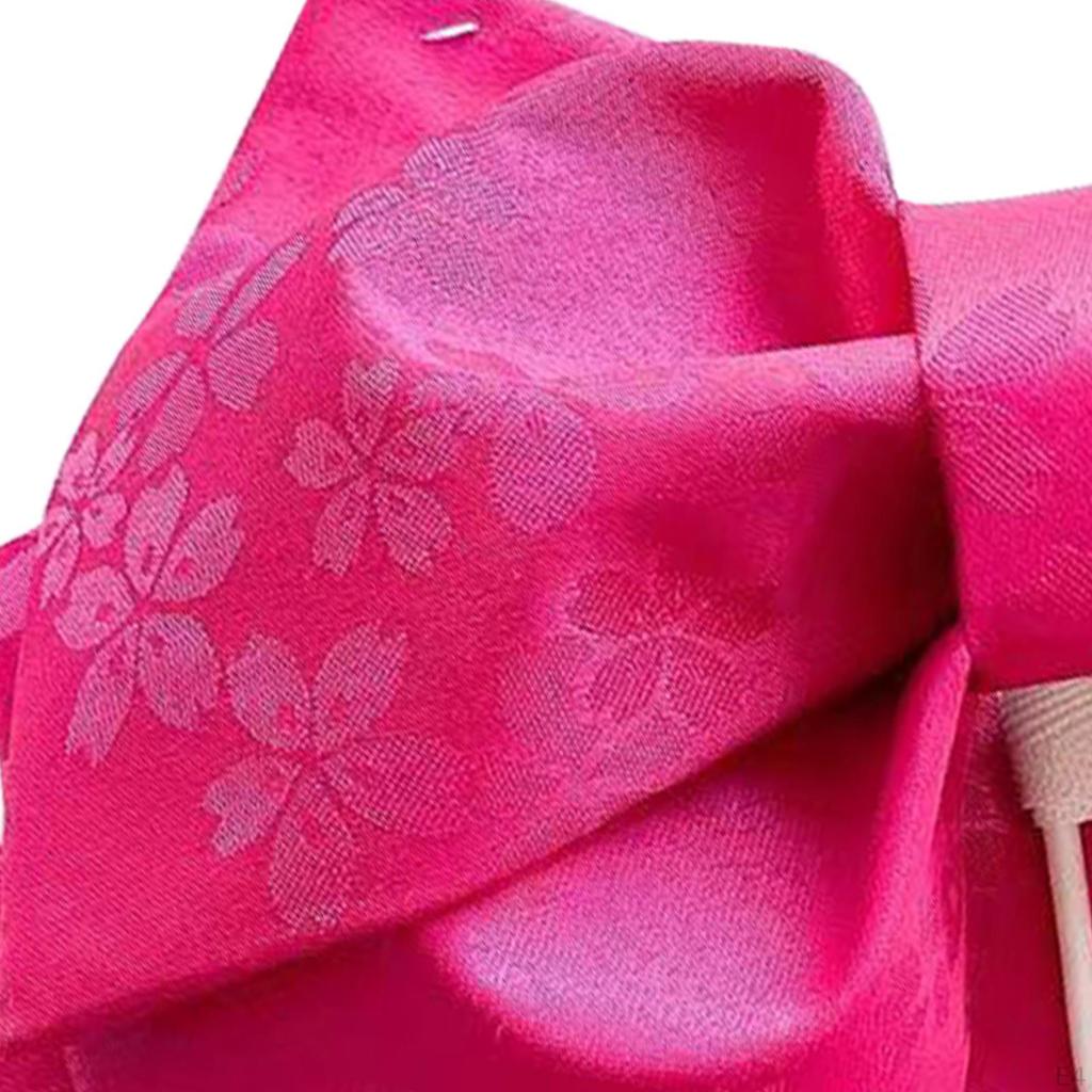 Kimono Obi Classique pour Enfants Ceinture Japonaise Nœud Prétié Motif Sakura Large Ceinture de Mariage Sash Filles