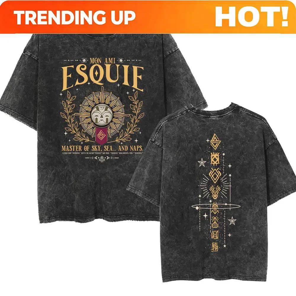 Customization Y2k Tshirt Men Clothing New In Top & Tees Mens T-Shirt Camisetas Clair Obscur Expédition 33 Vintage Washed Tee Shi