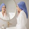 Prosop de păr cu uscare rapidă, Turbant de baie super absorbant din fleece de corali pentru păr lung, Prosop moale și gros pentru uscarea părului pentru baie și călătorii