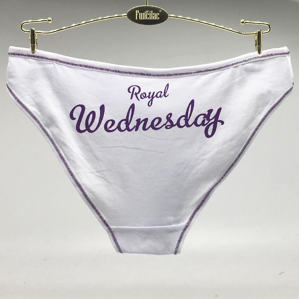 7 Pcs Underwear Cotton Every Weekdays Sexy Ladies Panties Knickers Briefs Lingerie for Women