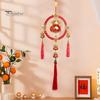 Κρεμαστό Κινεζικό Πρωτοχρονιάτικο 2025 Year of The Snake Hanging Ornament Spring Festival Γούρια με φούντες για το γραφείο στο σπίτι