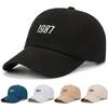Leisure Soft Mens Top Embroidered Duck Tongue Hat Outdoor Sunshade Hat Baseball