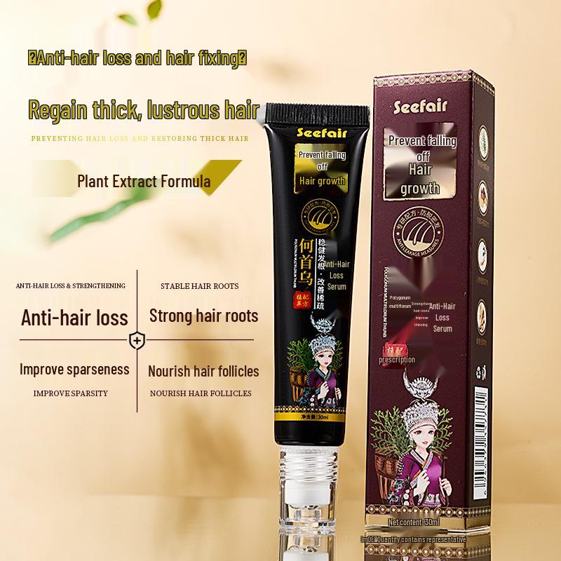 Yunnan Bencao Qianfei Anti-Hair Loss Spray: Strengthens roots, improves thinning, and moisturizes hair.