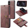 DG.MING for Samsung Galaxy S25 Edge Case Detachable Split Leather Phone Cover
